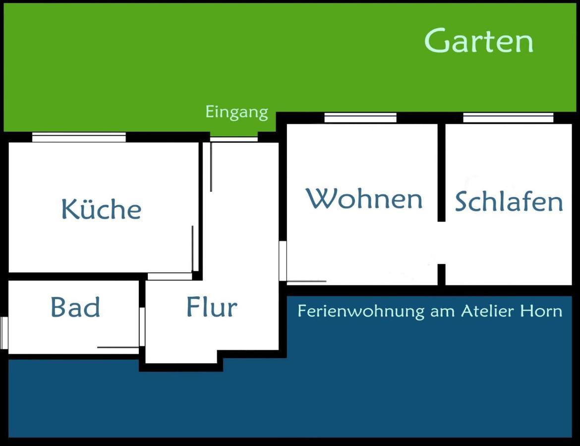 Ferienwohnung Am Atelier Horn 오베라스 외부 사진